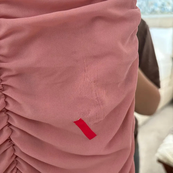 Michael Costello x Revolve Hilary Gown Blush Pink Size XS NWT - Picture 8 of 8